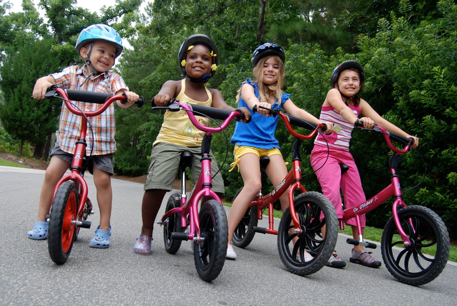 Girls on Go Glider Bike